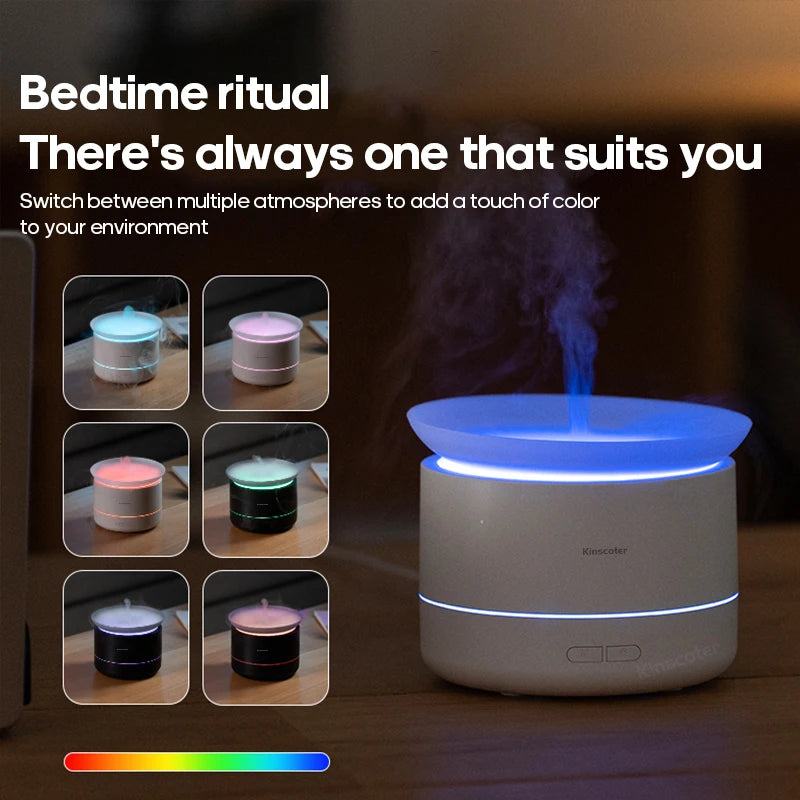 Cloud Aromatherapy Diffuser Essential Oil Aroma Cool Mist Difusor 200ml USB Humidifier Desktop Air Purifier